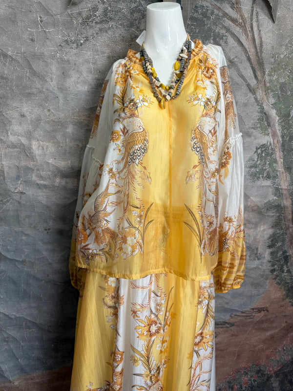 8870 Silk Artisan Blouse