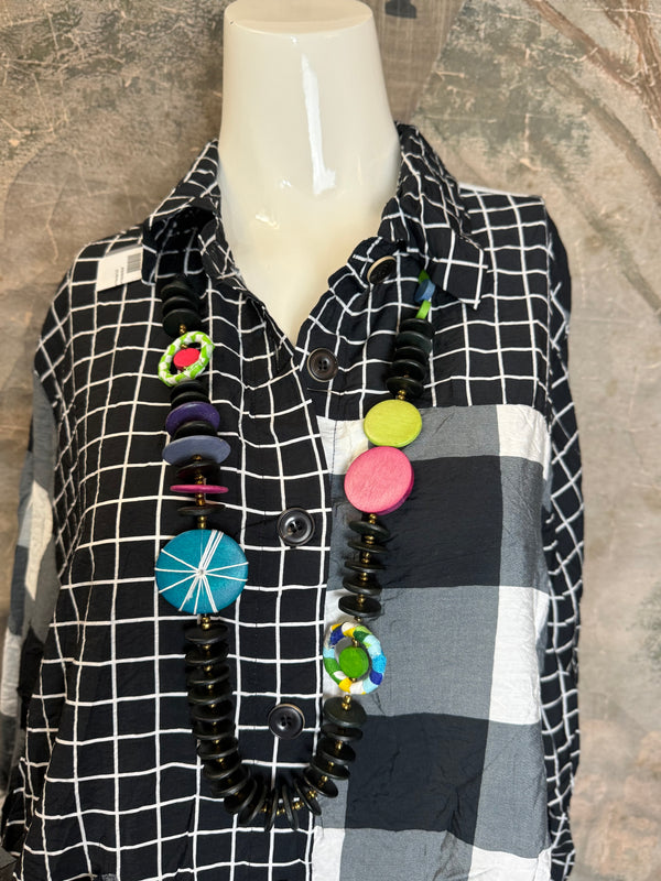 2550 Crushed Plaid Mix Shirt