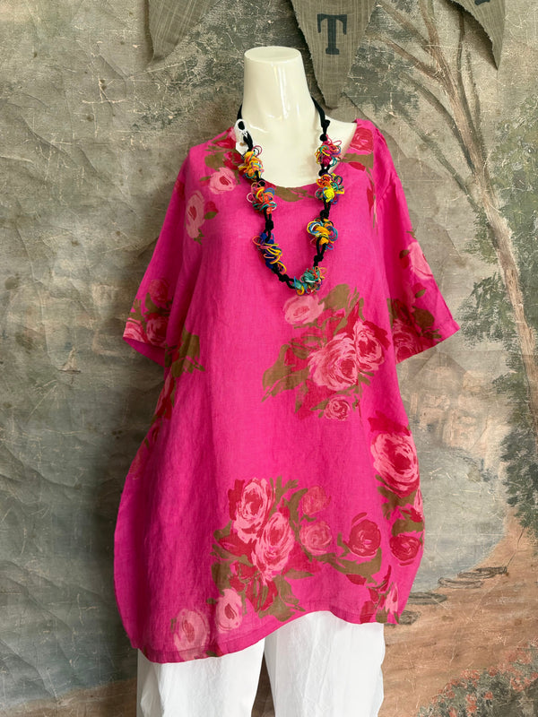 90645-62 Rose Pocket Tunic-St.Berry