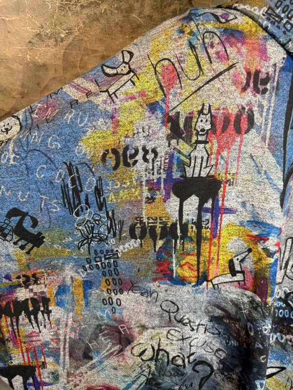 T134T Cowlneck Poncho Top-Coco