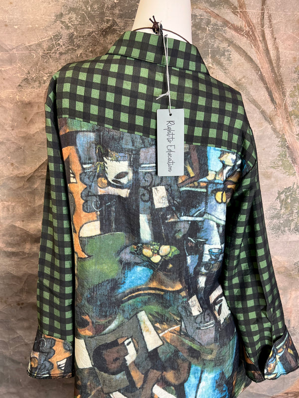 24504 Printed Back BF Shirt