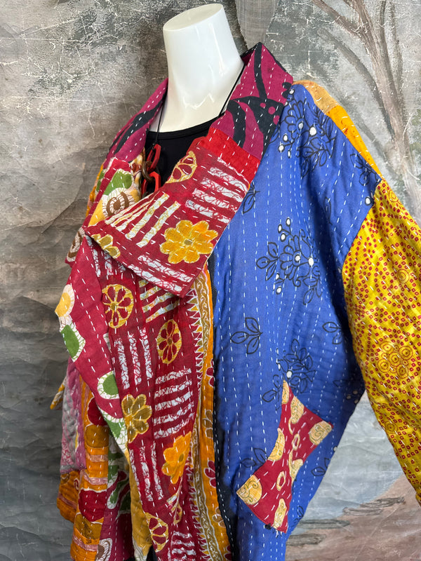 SS6148 Funky Kantha Jacket-Marley C