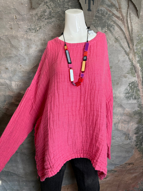 PW8815 We The Free Pucker Tunic-Lilac Purple