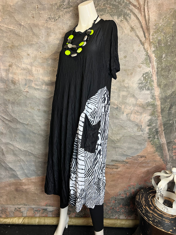 25072 Euro Crush Mixed Dress