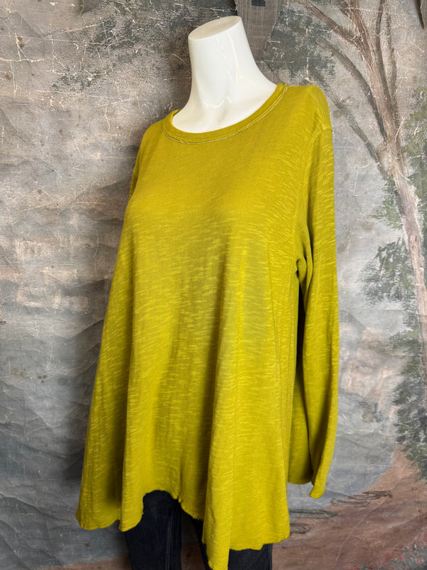 1050-88 Cotton Knit Angel Tee-KIWI