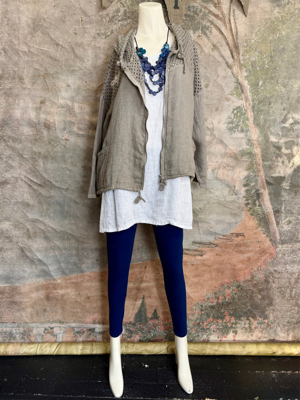 92076 Mix Net Jacket-Mud