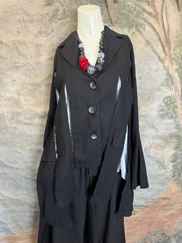 68581 Jacket Blazer W/Trim