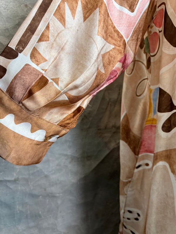 6615 Silk Artsian Dress