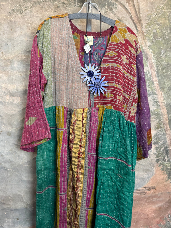 JG-156 Kantha Sunrise Dress-4 MIX