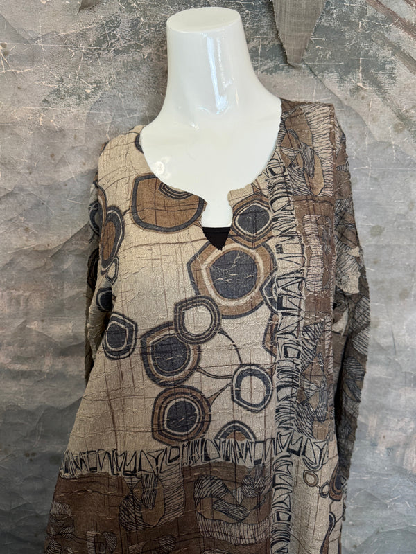 D448 Waffle Knit VNeck Dress-COOPER