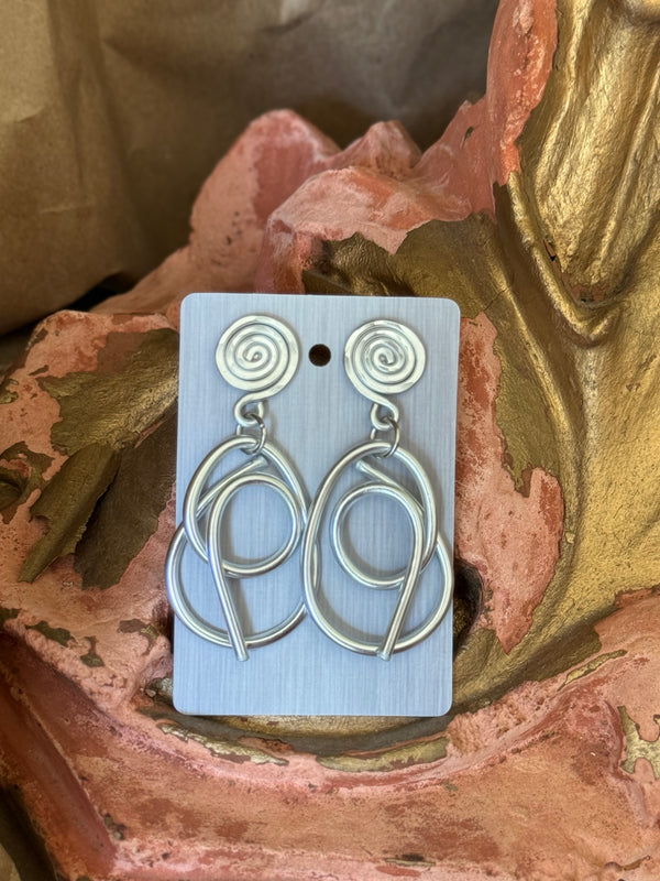 298 Clip ON Drama Dangle Earrings