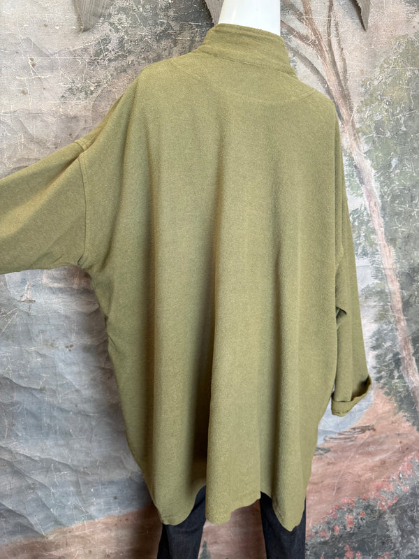 833-3184 Flare Cardi Coat