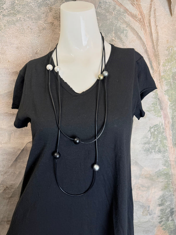 258 Lariat Beaded Necklace