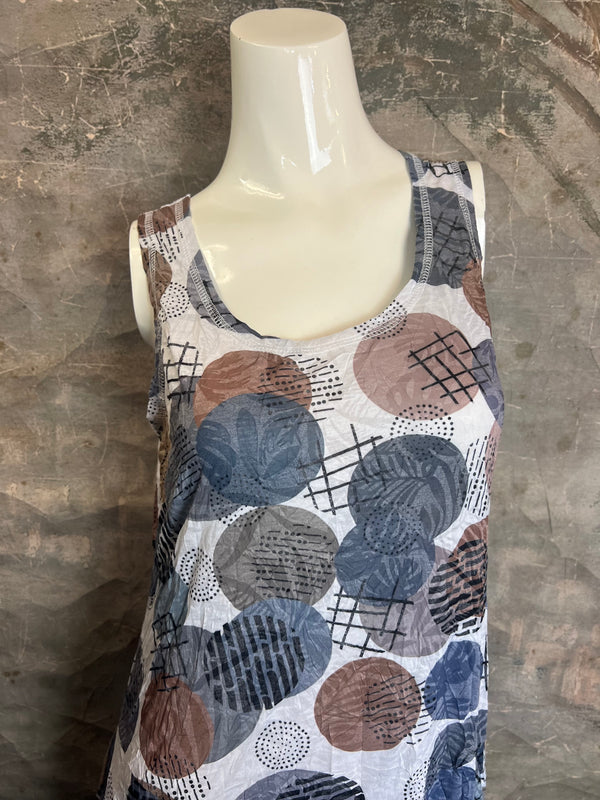 25007 Crinkle Bubble Dress