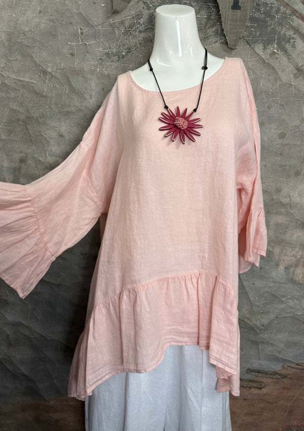 MP-HLT651 Baby Doll Top-Quartz Pink