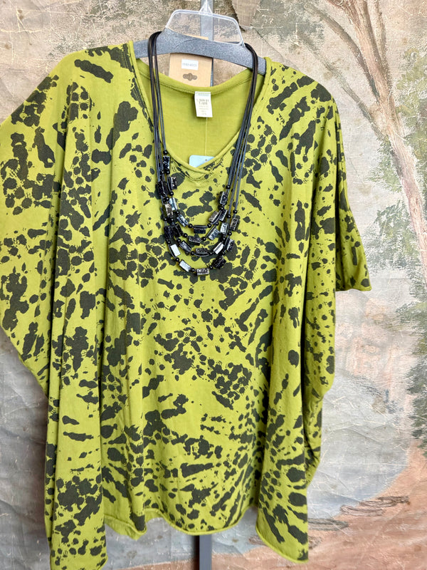 715CL-Burst Oversized Tunic Tee-SPUD