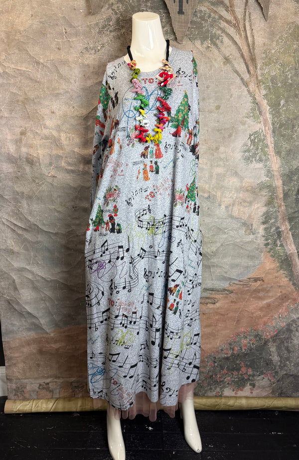 D387 Woofmas Carol A-line Dress