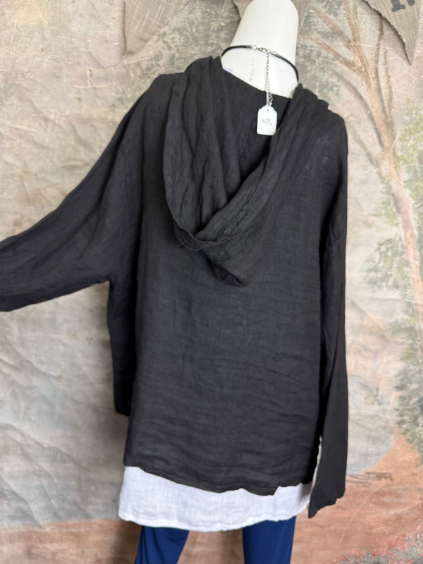 92112-62 Hoodie Jacket-Black