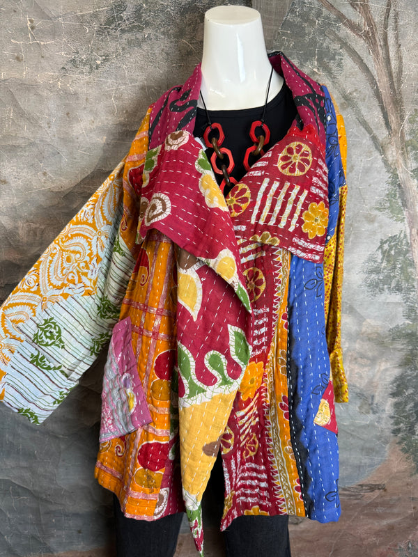 SS6148 Funky Kantha Jacket-Marley C