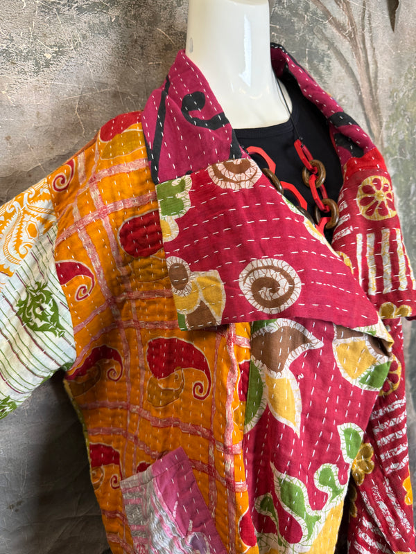SS6148 Funky Kantha Jacket-Marley C