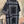 Load image into Gallery viewer, Black bandana paisley quilted cardigan jacket with denim trim pockets and snap buttons, long boho kimono style - 2
