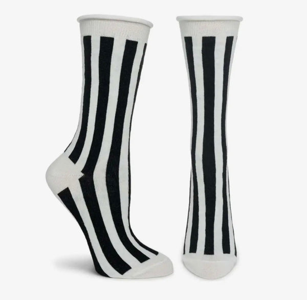 WW15 Iconics 7 Crew Socks-BLK/white