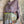 Load image into Gallery viewer, D540 Waffle Knit Cowlneck Dress in colorful abstract cat print with long sleeves and midi length - 15
