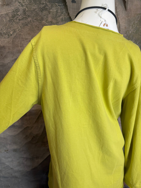 A3002150 Long Slv Tunic Tee-Wasabi Green