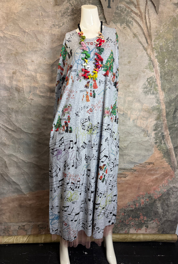 D387 Woofmas Carol A-line Dress