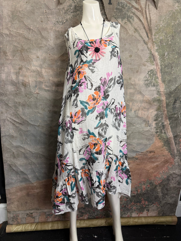MP-MD1041 Dress W/Ruffle-OFFWHITE7