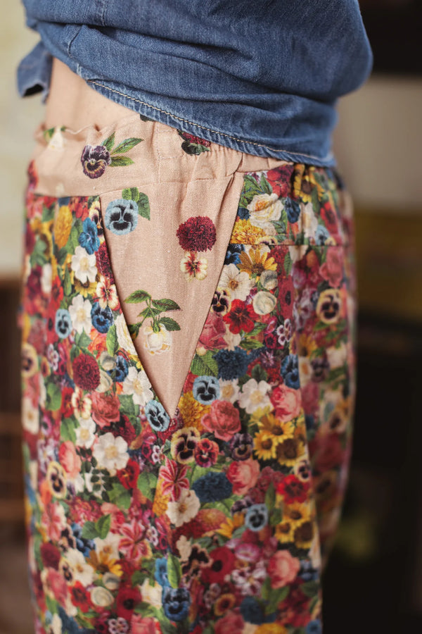 MOTS Linen Crop Artist Pant-Art of life