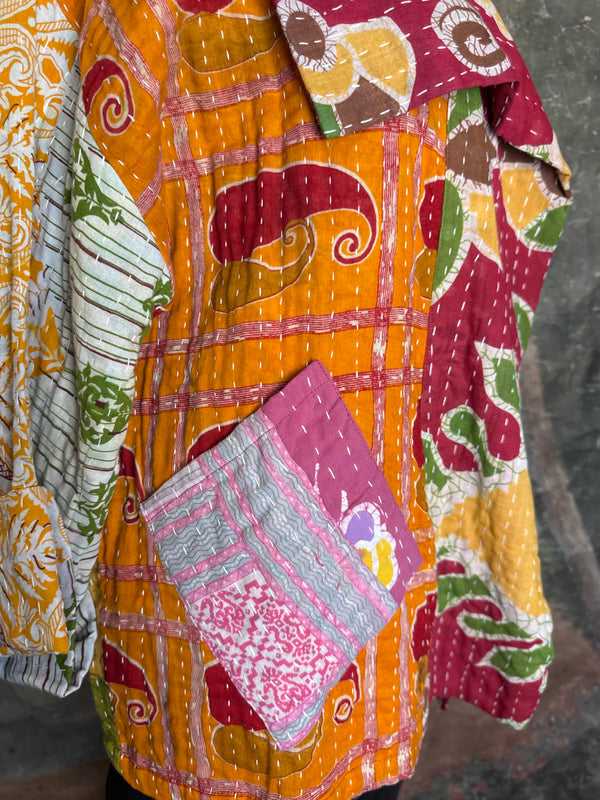 SS6148 Funky Kantha Jacket-Marley C