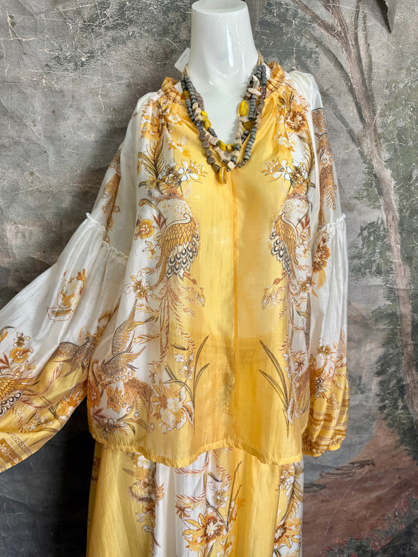 8870 Silk Artisan Blouse