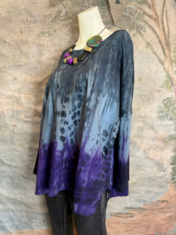 DD1803C Bestee L/Slv Top-Violet