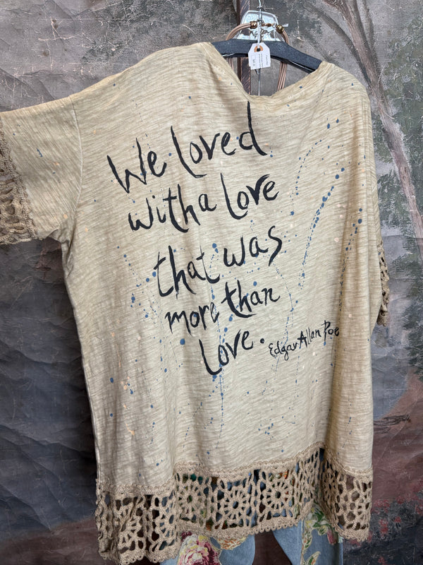 A26 Art-To-Wear LOVE Poem Shirt