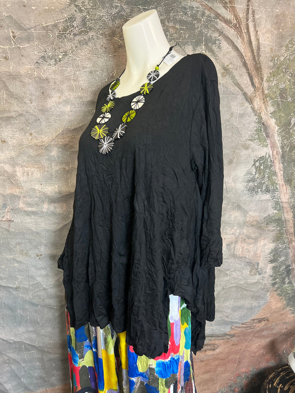 CV-4145 Juliette Top-Black