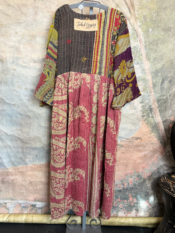 JG-156 Kantha Sunrise Dress-5 MIX