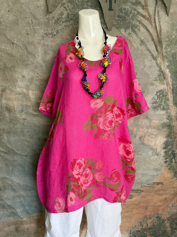 90645-62 Rose Pocket Tunic-St.Berry