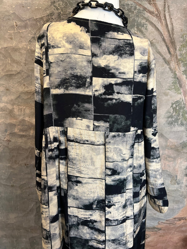 88480 Block Art Kjole Dress