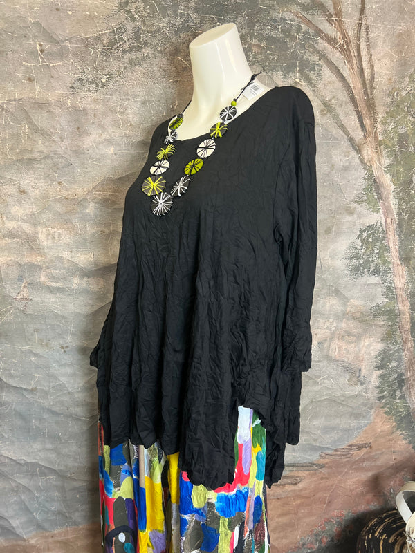 CV-4145 Juliette Top-Black