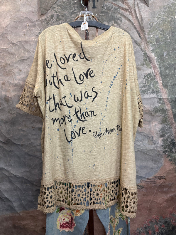 A26 Art-To-Wear LOVE Poem Shirt