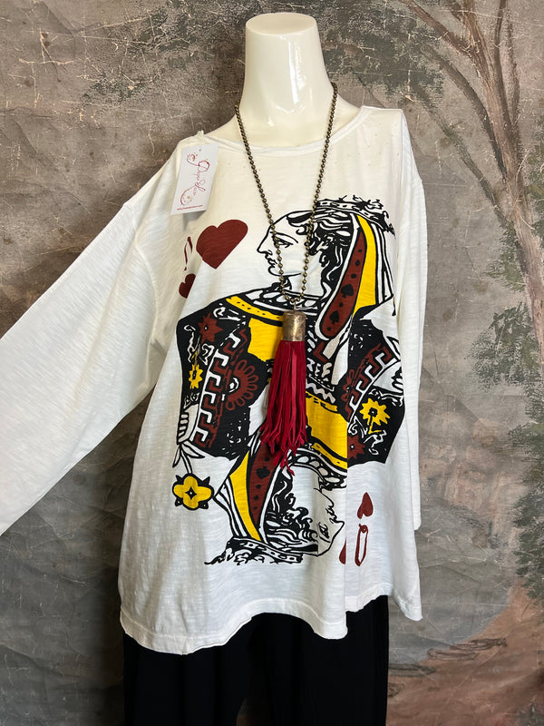 PL-305 The Queen of Hearts Tee