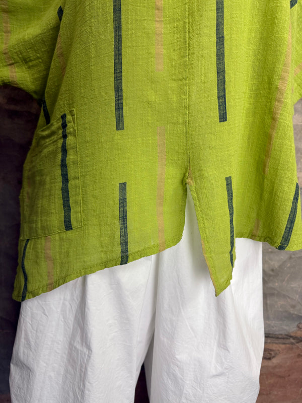 6653S Stripe Top-KIWI