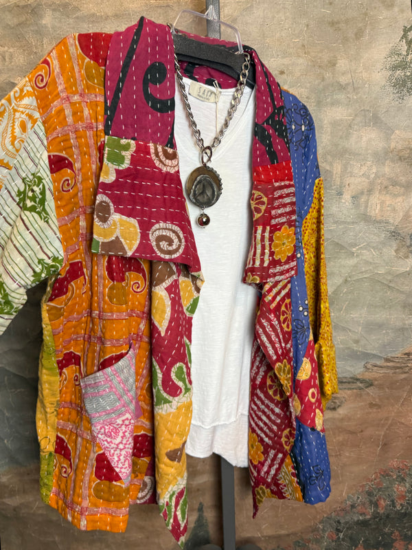 SS6148 Funky Kantha Jacket-Marley C
