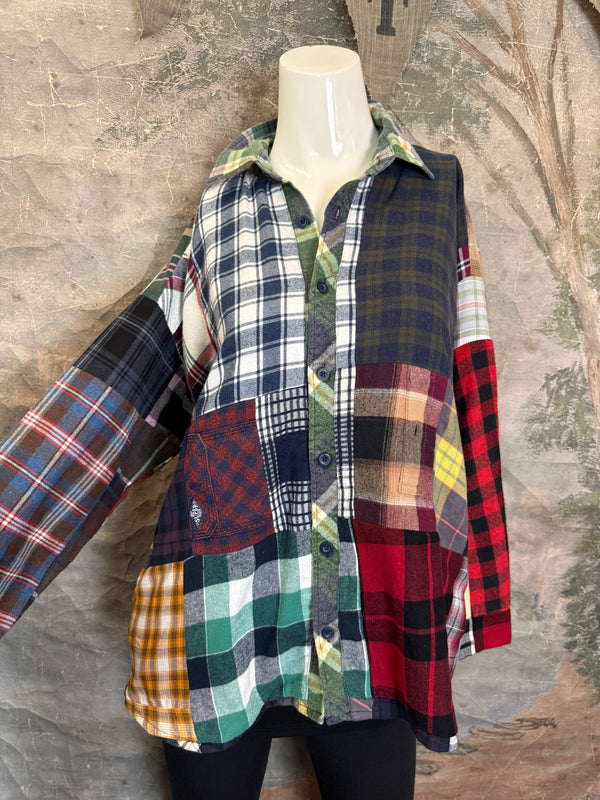 5620 Flannel PW BF Shirt- PW A