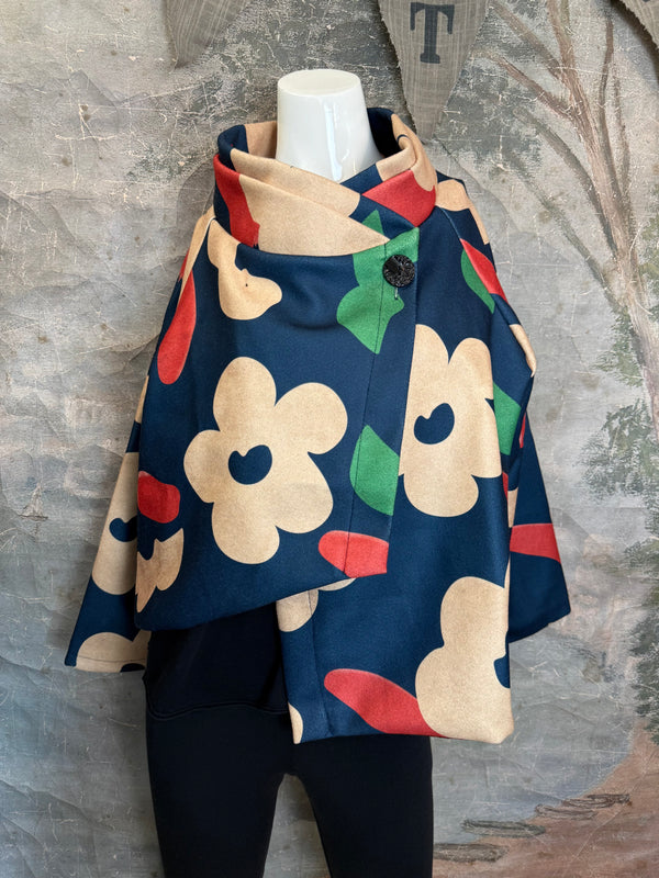 91813 Asym Floral Cropped JTK-TEAL