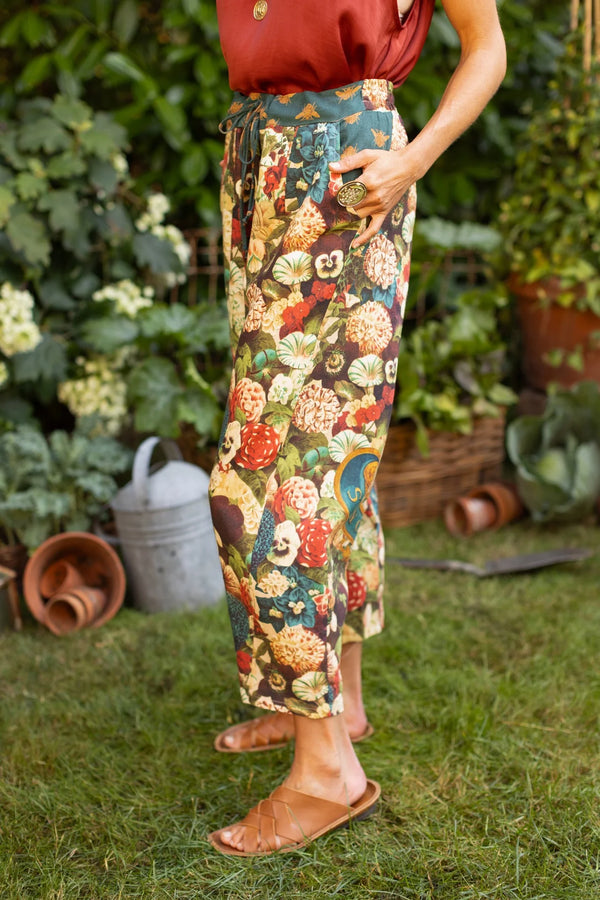 MOTS Linen Crop Artist Pant-Stay Gold