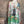 Load image into Gallery viewer, Burnout one size tunic top with whimsical tea party print in green, pink and black with colorful knotted necklace - 11

