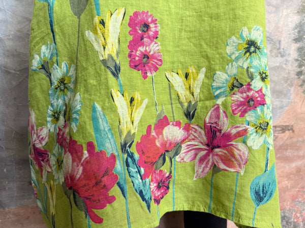 90847G Garden Tea Party Dress-Kiwi