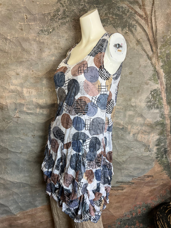 25007 Crinkle Bubble Dress